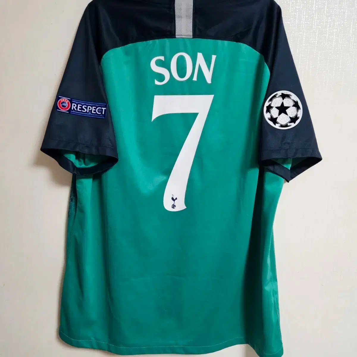 XL]18-19 トッテナム三男フンミンチャンピオンズリーグユニフォーム